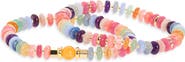 Panacea Set of 2 Stone Beaded Stretch Bracelets