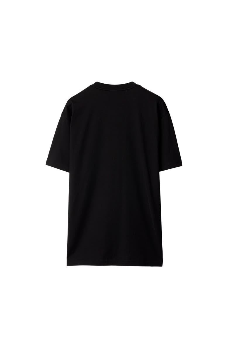 Burberry Check Pocket Cotton T-shirt, Alternate, color, Black
