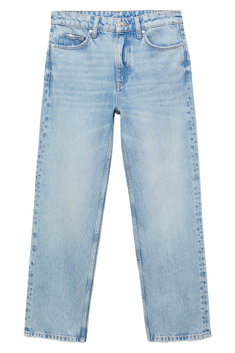 Straight Leg Jeans, Alternate, color, MEDIUM BLUE