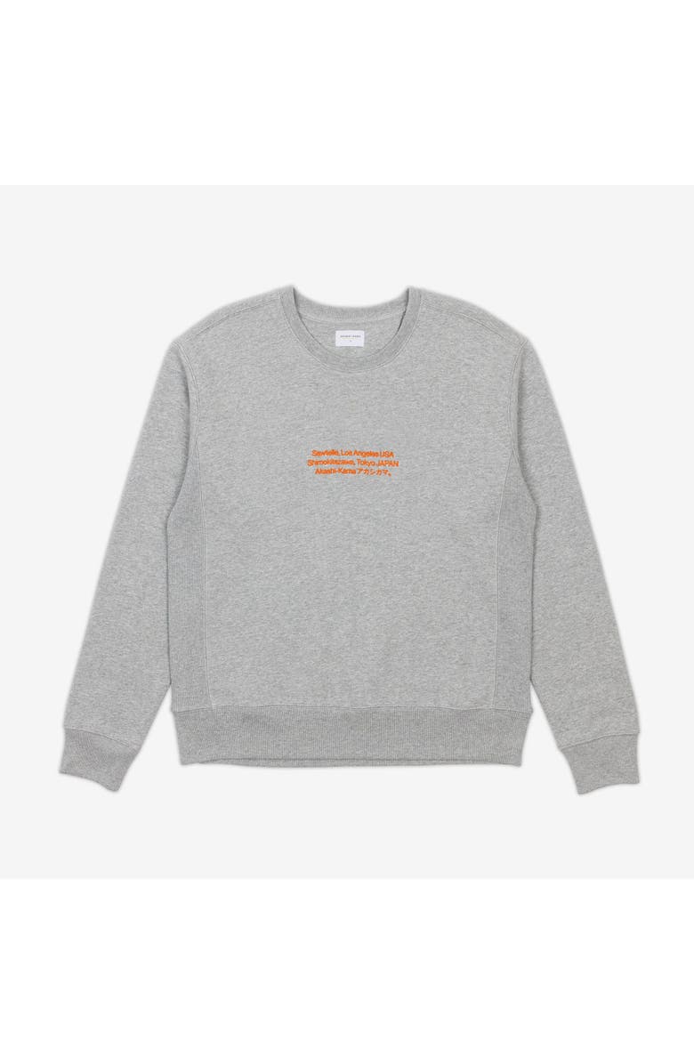 AKASHI-KAMA City Collection Crewneck, Main, color, Grey