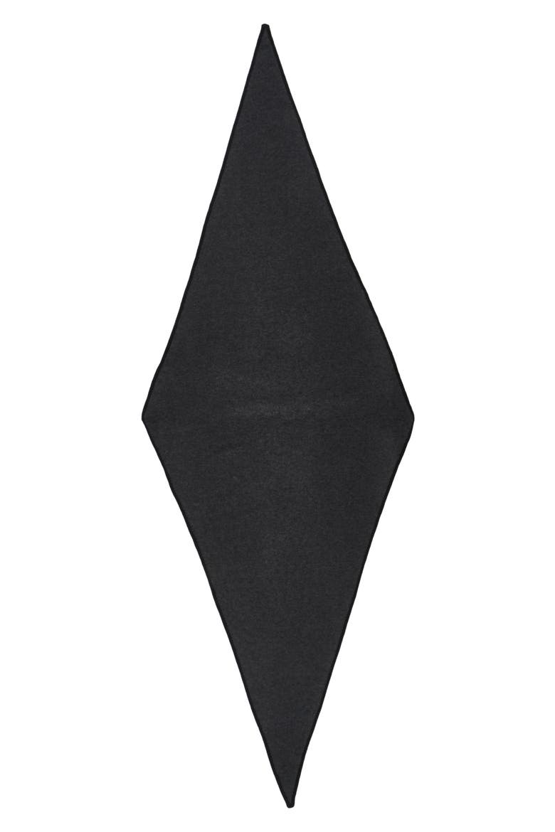 Gauzy Cashmere Fringe Scarf, Alternate, color, CHARCOAL/ BLACK
