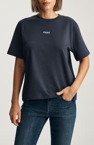 Mavi Jeans Logo Embroidered Crewneck T-Shirt