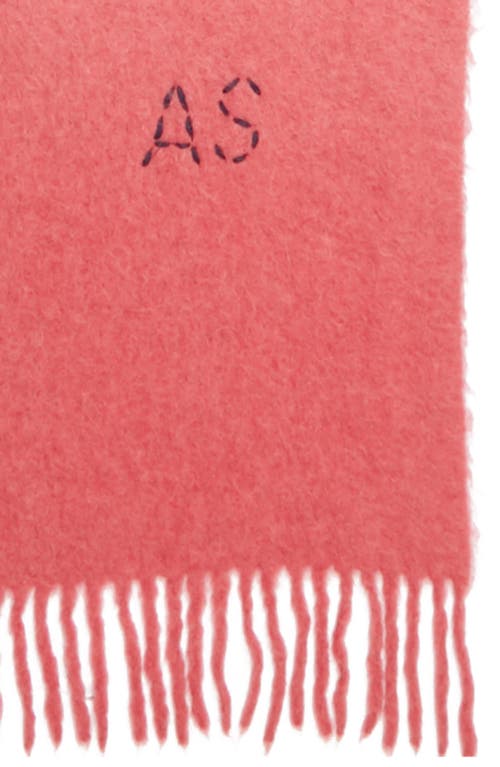 Acne Studios Dip Dye Scarf In Pink Flou/pink