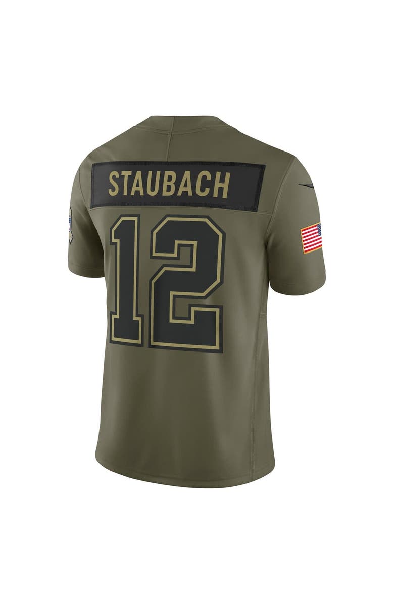 Nike Men's Nike Roger Staubach Olive Dallas Cowboys 2025 Salute to Service Retired Limited Jersey, Alternate, color, Olive