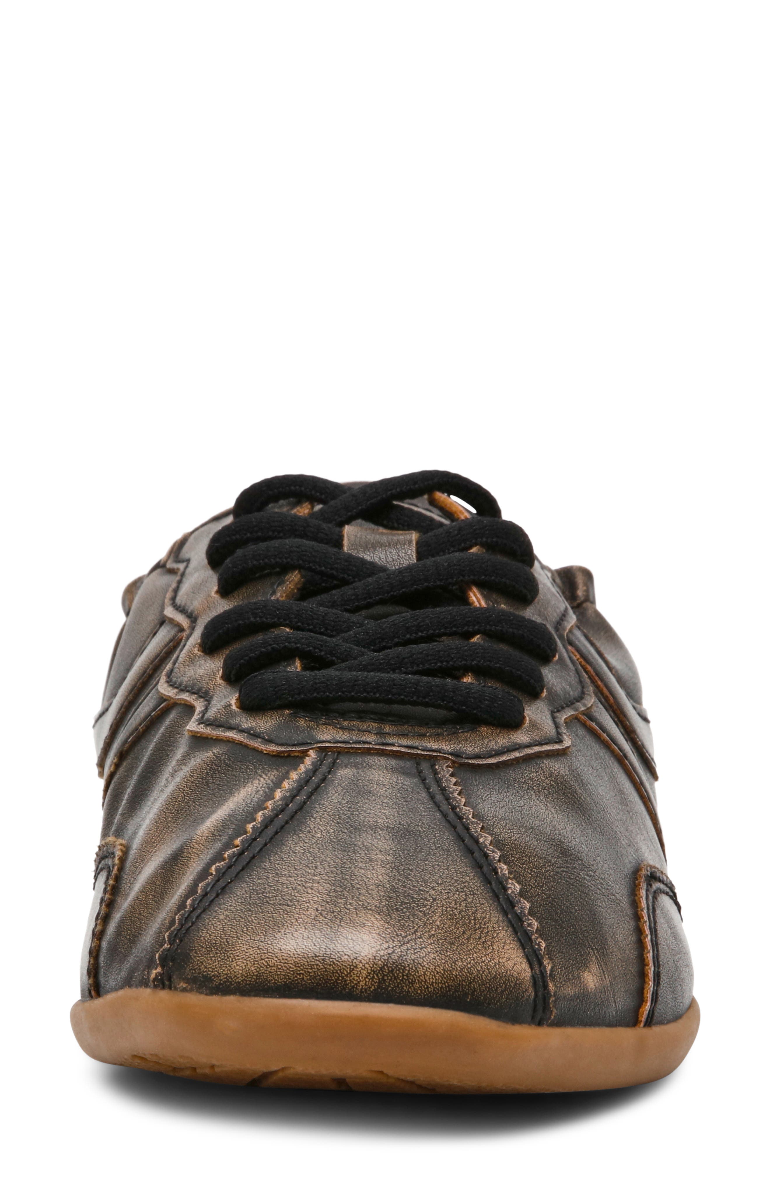 Khaia Sneaker, Alternate, color, BROWN DISTRESSED
