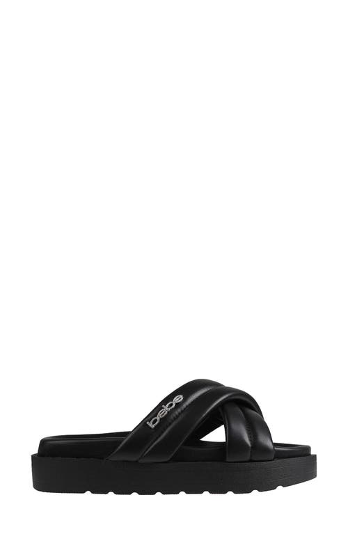 Bebe Platform Slide Sandal