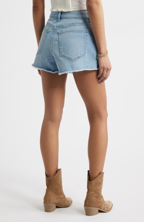 BP. BP. FESTIVAL HIGH WAIST CUTOFF DENIM SHORTS
