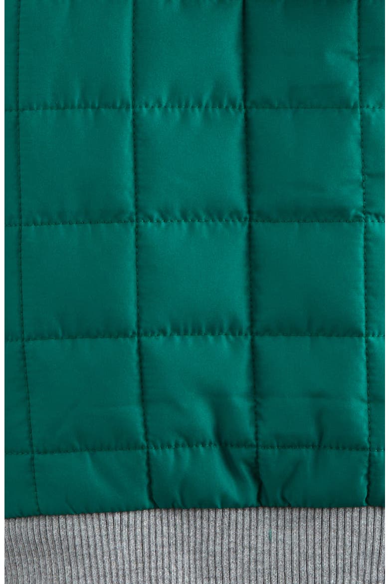 Kids' Summit Crest Mixed Media Jacket, Alternate, color, GREEN POTHOS
