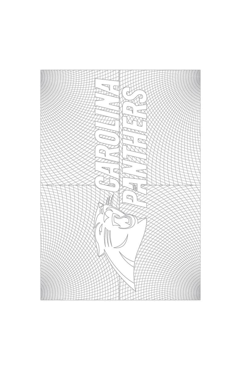 Sportszone In the Sports Zone   NFL Adult Coloring Book, Carolina Panthers, Alternate, color, 