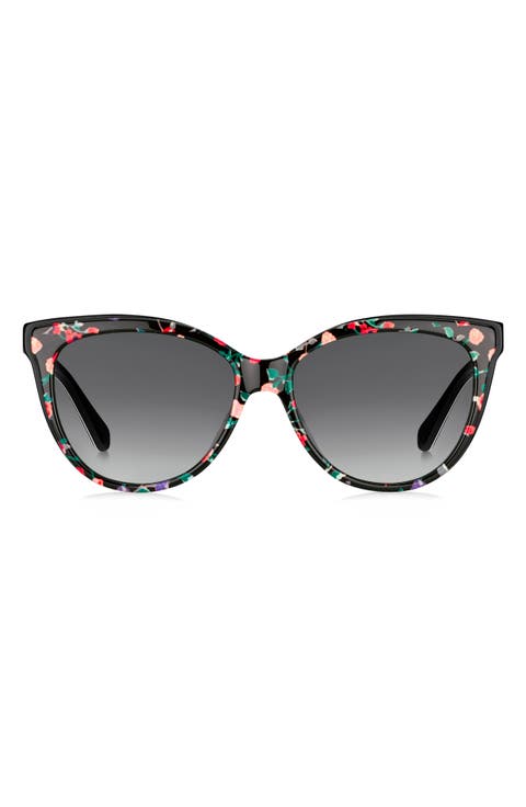 Daesha 56mm Gradient Cat Eye Sunglasses