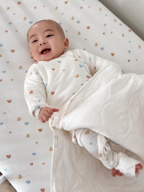 GUNAMUNA GUNAMUNA LONG SLEEVE TRANSITIONAL SWADDLE SLEEP BAG, 1.0 TOG 