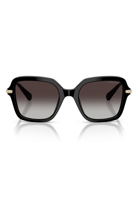 50mm Gradient Small Irregular Sunglasses