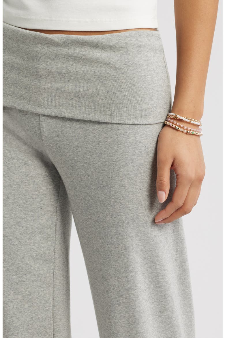 Foldover Leggings, Alternate, color, GREY SOFT HEATHER