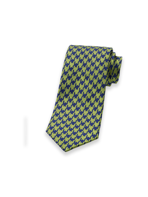 Patterned Woven Silk Tie