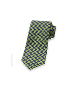 Paul Fredrick Patterned Woven Silk Tie