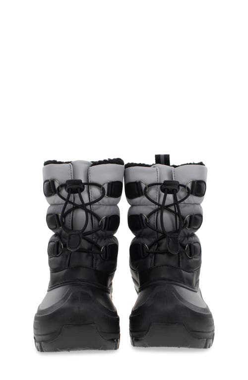 Western Chief Kids' Arcterra Waterproof Faux Fur Lined Boot In Gray