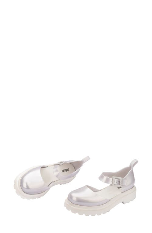 Melissa Ellie Sandal In Pearly White