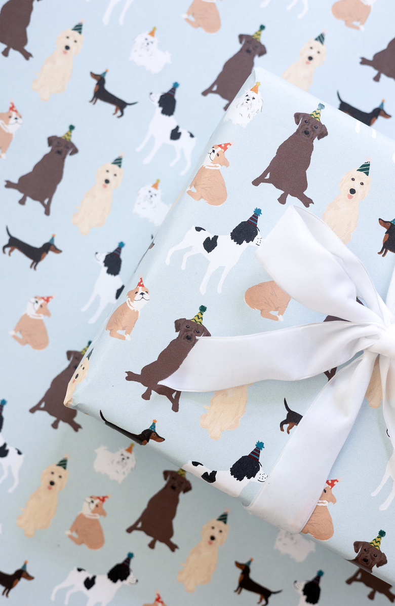 Joy Paper Co. Party Dogs Wrapping Paper wrapping paper, Alternate, color,