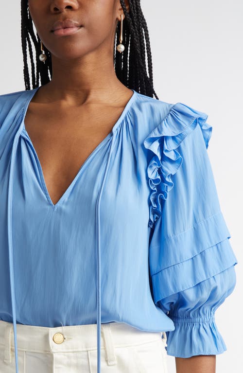 Ramy Brook Samira Ruffle Top