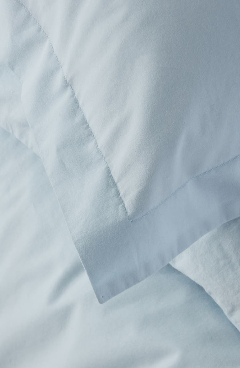 Nordstrom Organic Cotton Percale Duvet & Shams Set, Alternate, color, Blue Drift