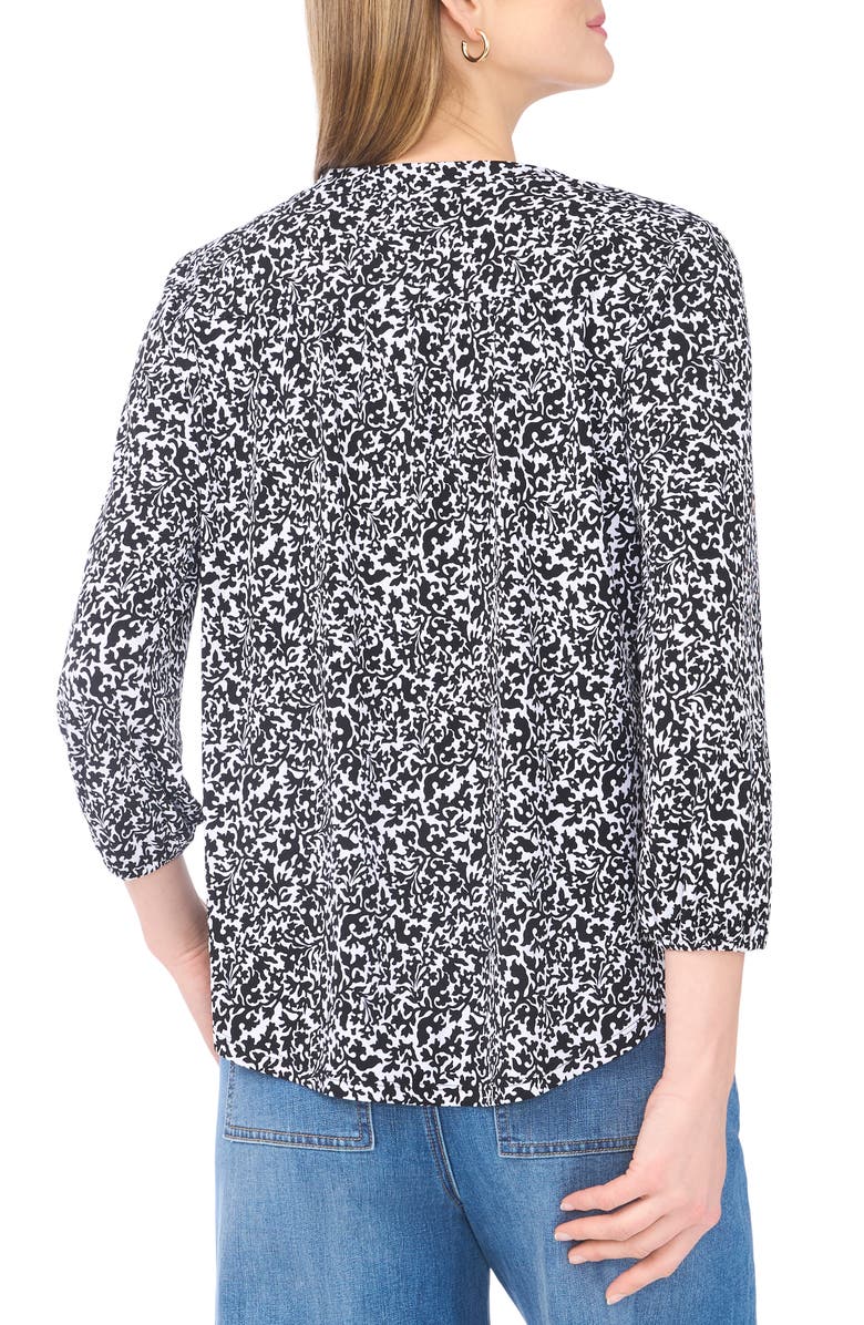 Vince Camuto Balloon Sleeve Knit Top, Alternate, color, Lucent White