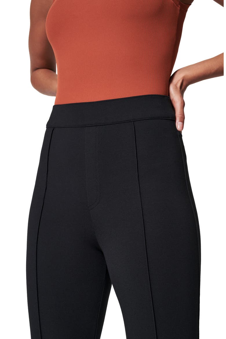 SPANXsmooth™ PerfectFit Ponte Flare Pants, Alternate, color, CLASSIC BLACK