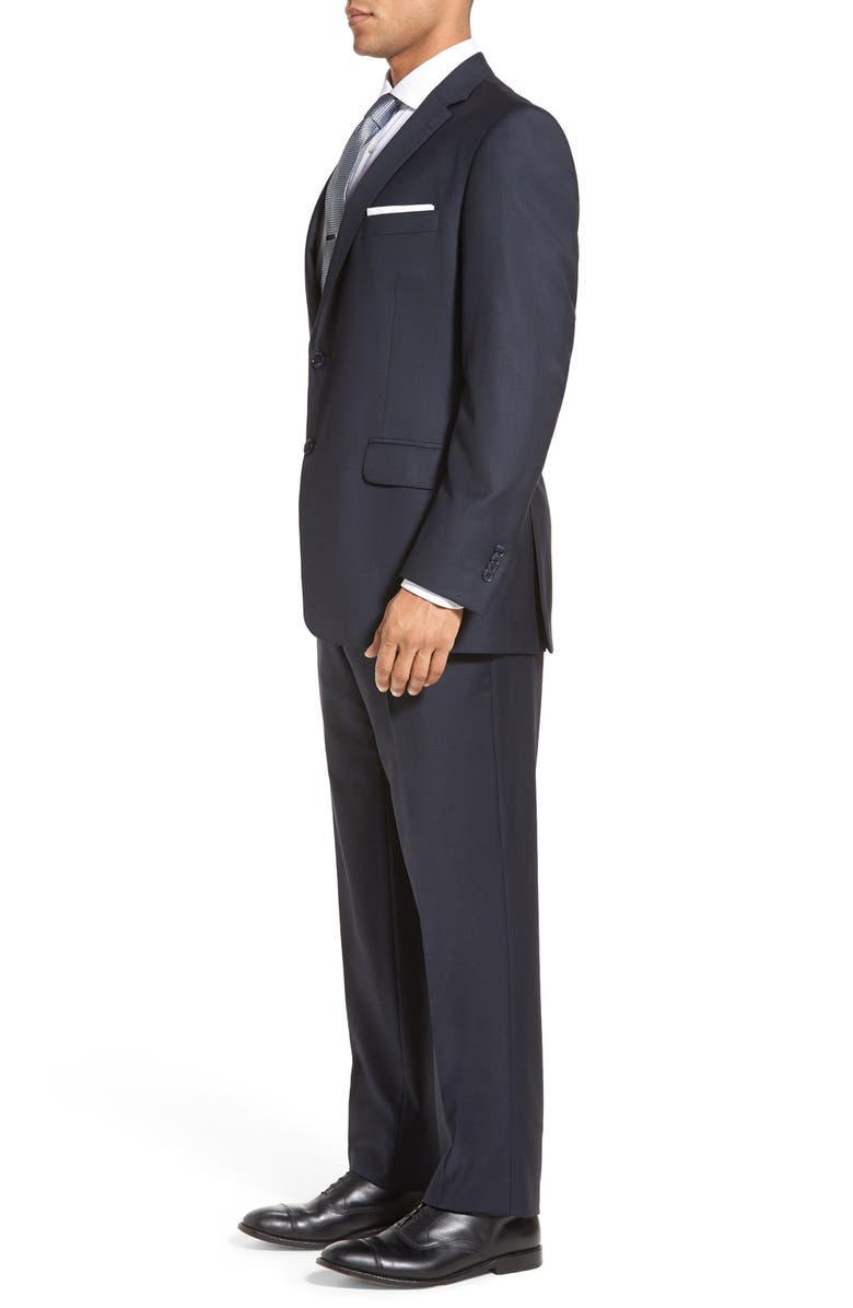 Peter Millar Flynn Classic Fit Solid Wool Suit, Alternate, color, Navy