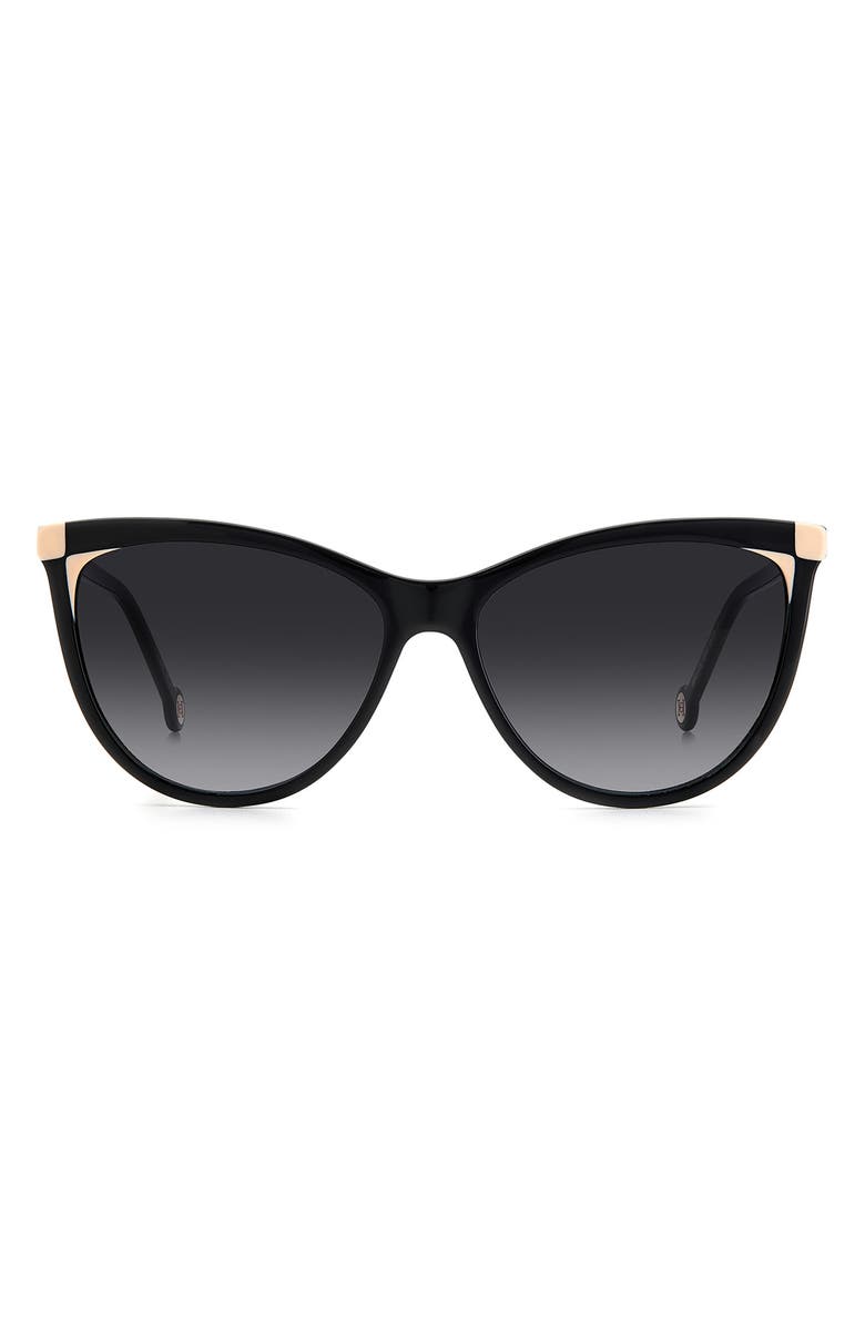 Carolina Herrera 57mm Cat Eye Sunglasses, Main, color, 