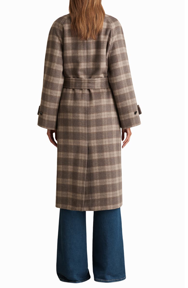 Reiss Poppie Coat, Alternate, color, Brown Check