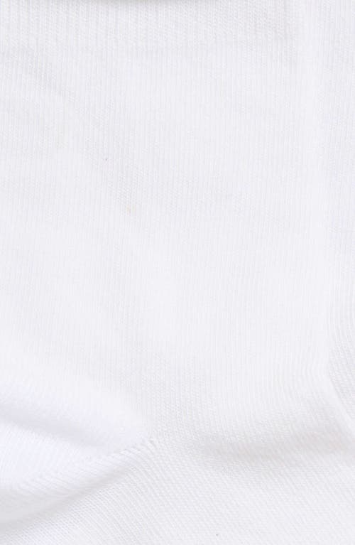 Nordstrom Roll Top Crew Socks In White