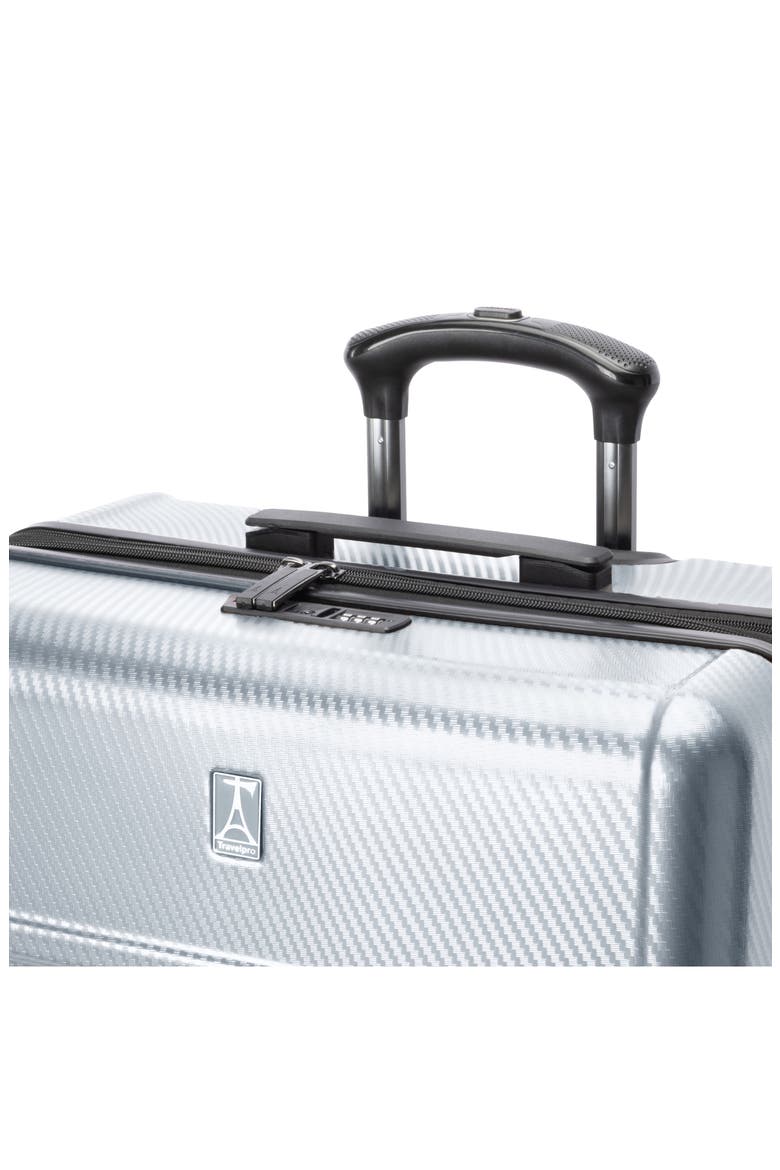 Rollmaster™ Lite 28-Inch Expandable Hardside Spinner Luggage, Alternate, color, SILVER CARBON FIBER