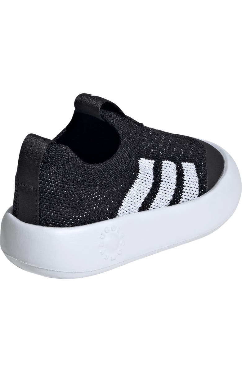 adidas Kids' Bubblecomfy Knit Sneaker, Alternate, color, Black/ White/ Black
