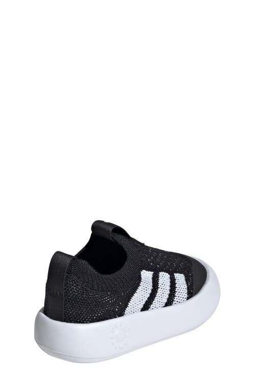 Adidas Originals Adidas Kids' Bubblecomfy Knit Sneaker In Black/white/black