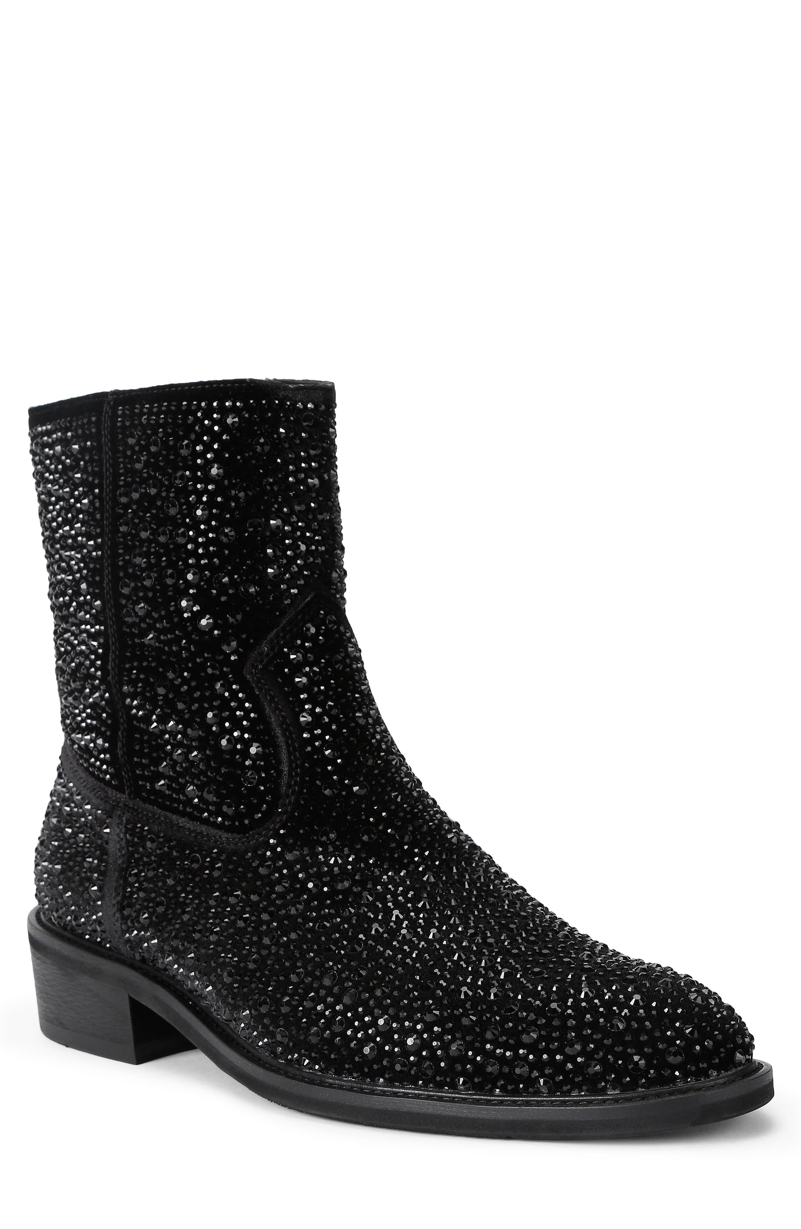 Palmer Western Boot, Alternate, color, BLACK
