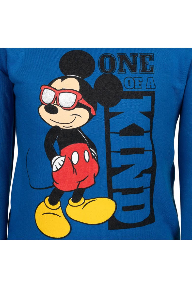 Mickey Mouse & Friends Fleece Hoodie, Alternate, color, Mickey Mouse Blue