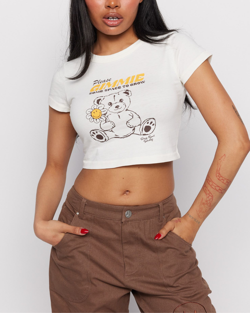 Samii Ryan Gimmie Space Baby Tee In White