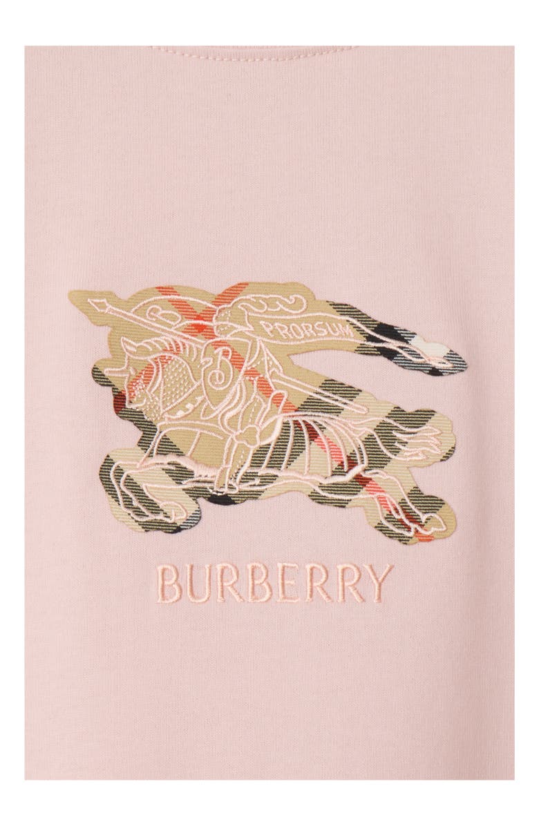Burberry EKD Check Cotton T-shirt, Alternate, color, Bouquet Pink