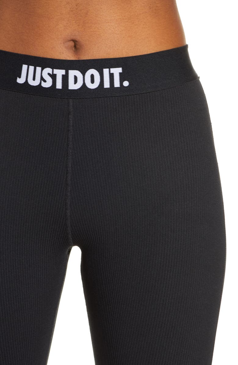 Nike Sportswear Ribbed JDI Leggings, Alternate, color,
