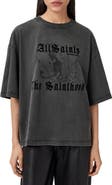 AllSaints Novus Amelie Cotton Graphic T-Shirt