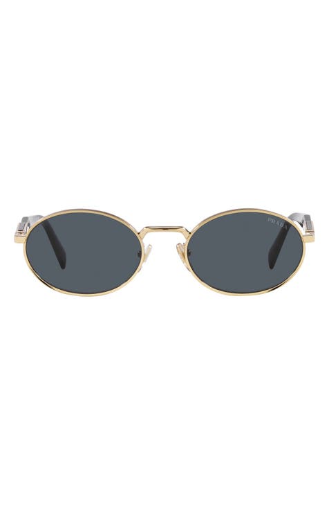 Prada round metal sunglasses on sale