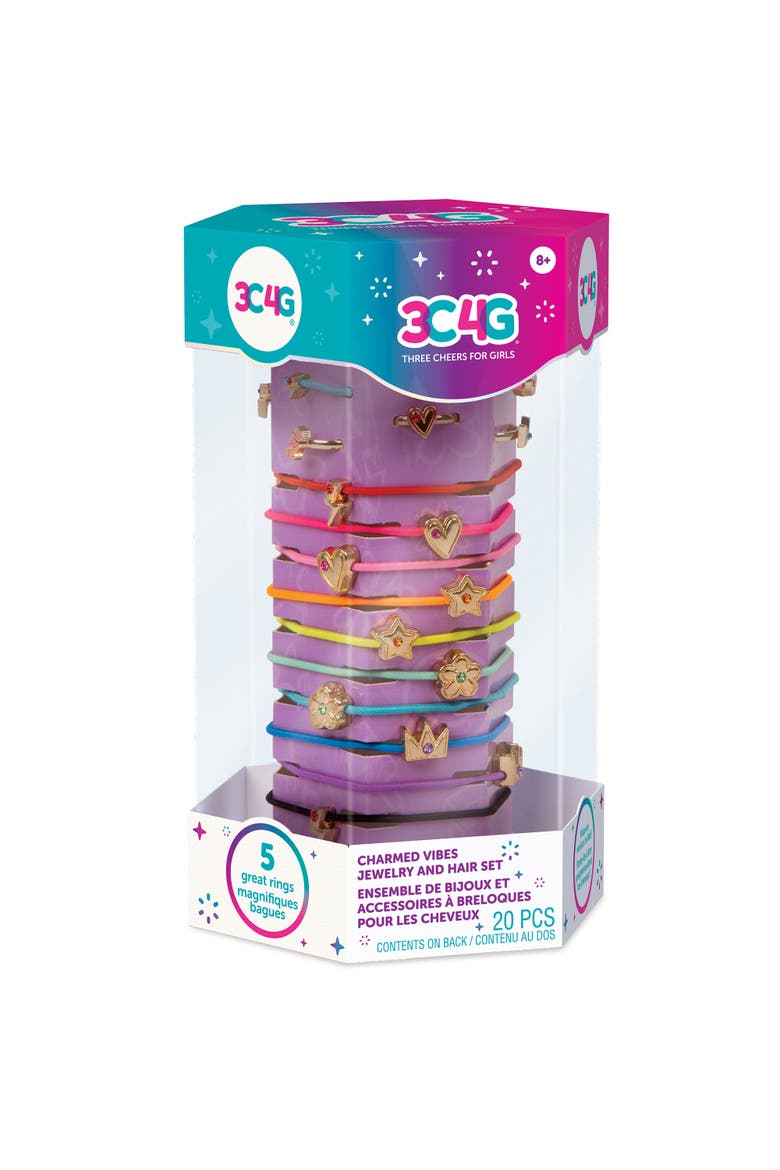 Charmed Vibes Jewelry & Hair Set 20 Piece Set, Main, color, Multicolored