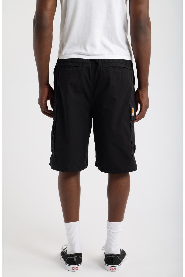 Mandler Cargo Shorts, Alternate, color, BLACK (GARMENT DYED)