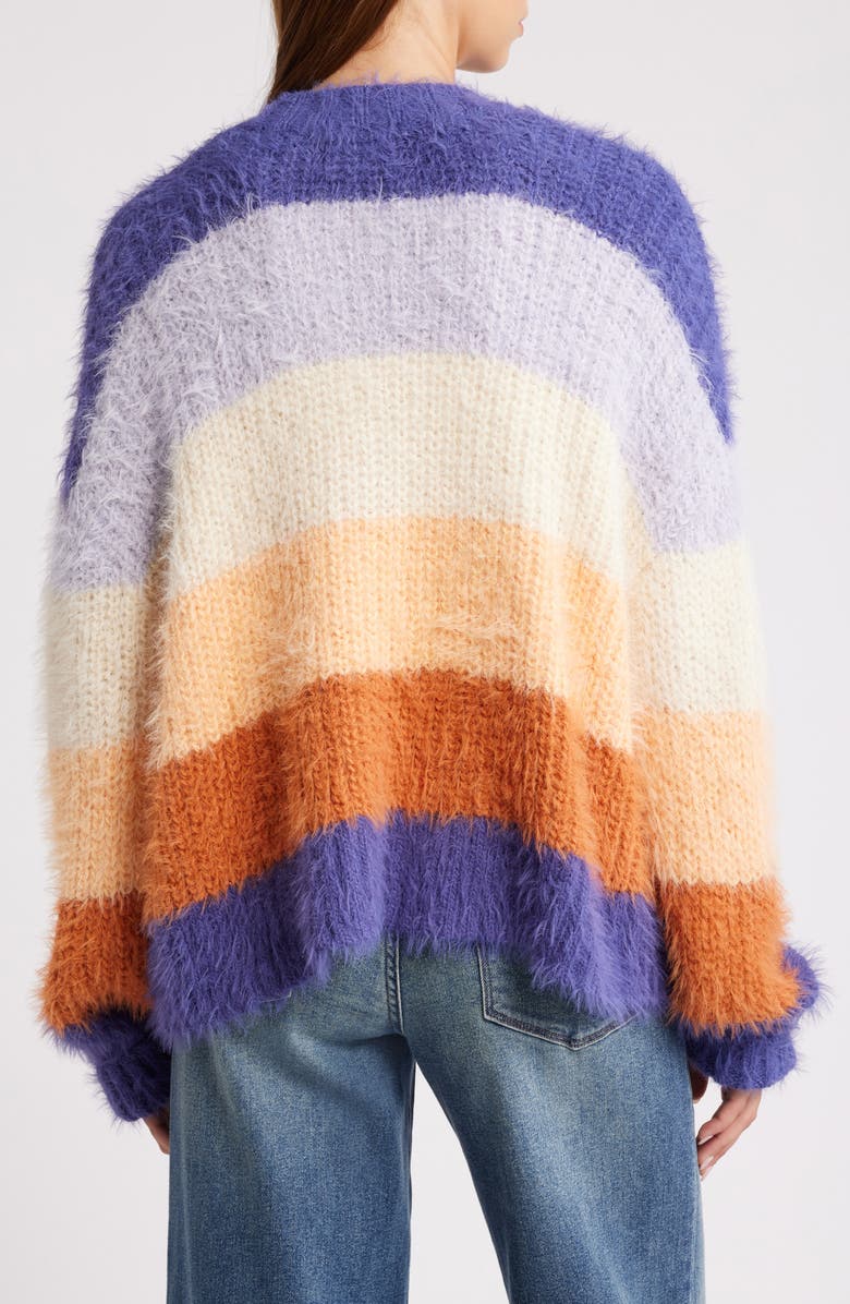 Rip Curl The Search Stripe Cardigan, Alternate, color, 