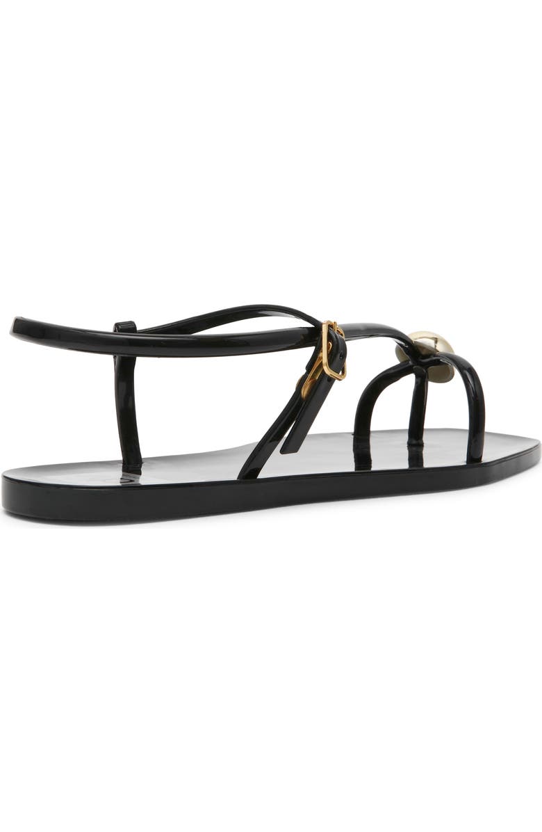DV by Dolce Vita Jossie Flat Sandal, Alternate, color, Black Shiny