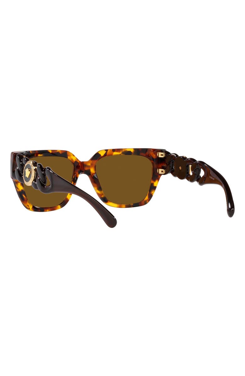 Versace 53mm Polarized Irregular Sunglasses, Alternate, color,