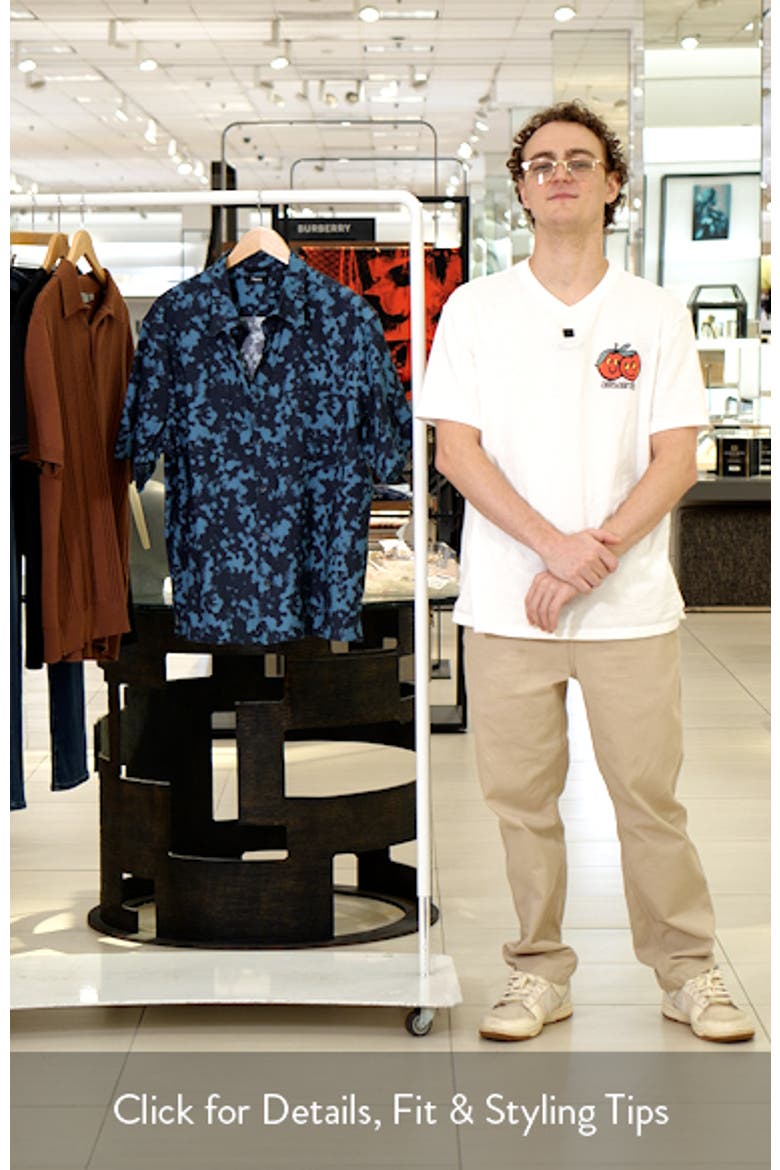 Weekend Short Sleeve Seersucker Button-Up Shirt video