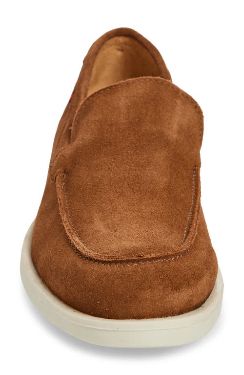 Marc Joseph New York Barry Ct Loafer In Cognac Suede/white Sole