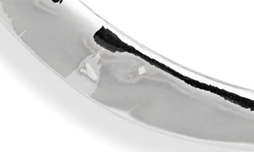 Nordstrom Rack Large Hammered Hoop Earrings In Metallic