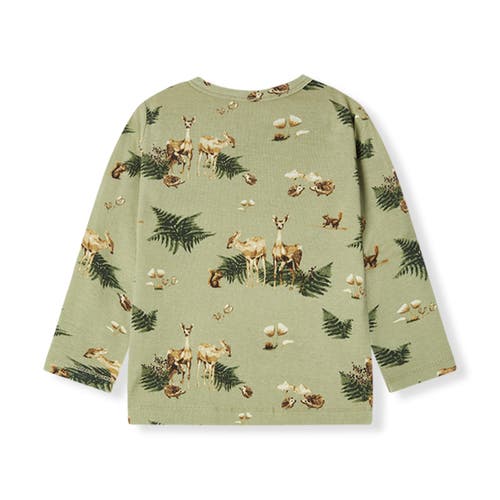 Milkbarn Organic Cotton Long Sleeve Two Piece Pajama Set