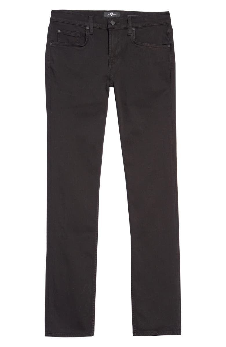 7 For All Mankind Slimmy Slim Fit Jeans, Alternate, color, Black